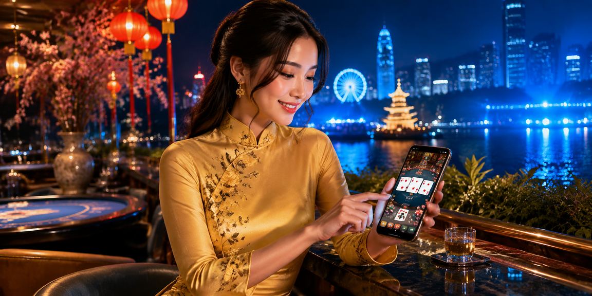 Người chơi Hà Nội tham gia trò chơi bài truyền thống và cá cược trực tuyến trong không gian hiện đại